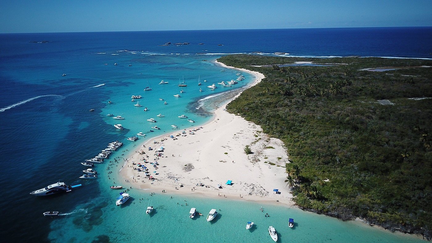 Cayo Icacos Puerto Rico Aerial View