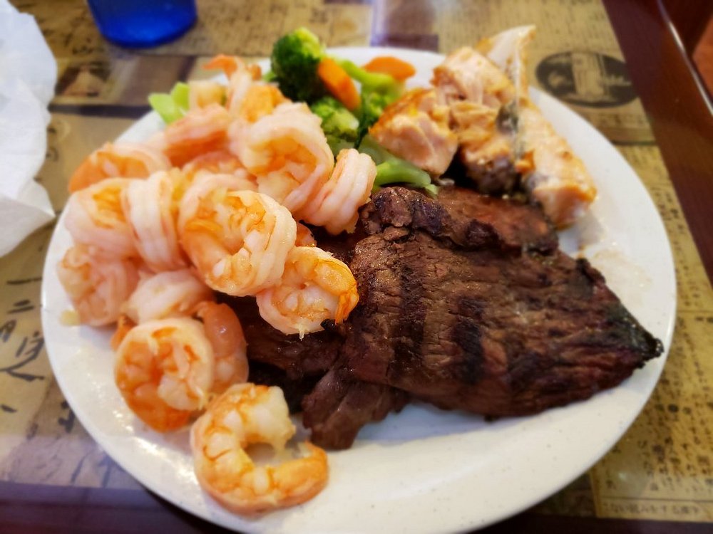 Puerto Nuevo Beach Fu Hou Buffet Steak Shrimp