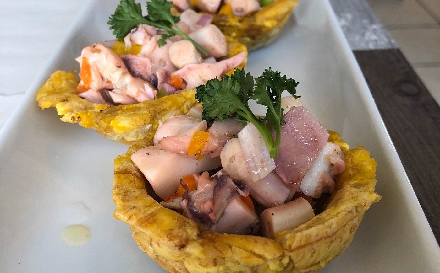 Puerto Nuevo Beach La Braza Seafood Mofongo