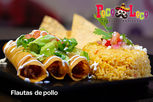 Puerto Nuevo Beach Poco Loco Taquitos Platter
