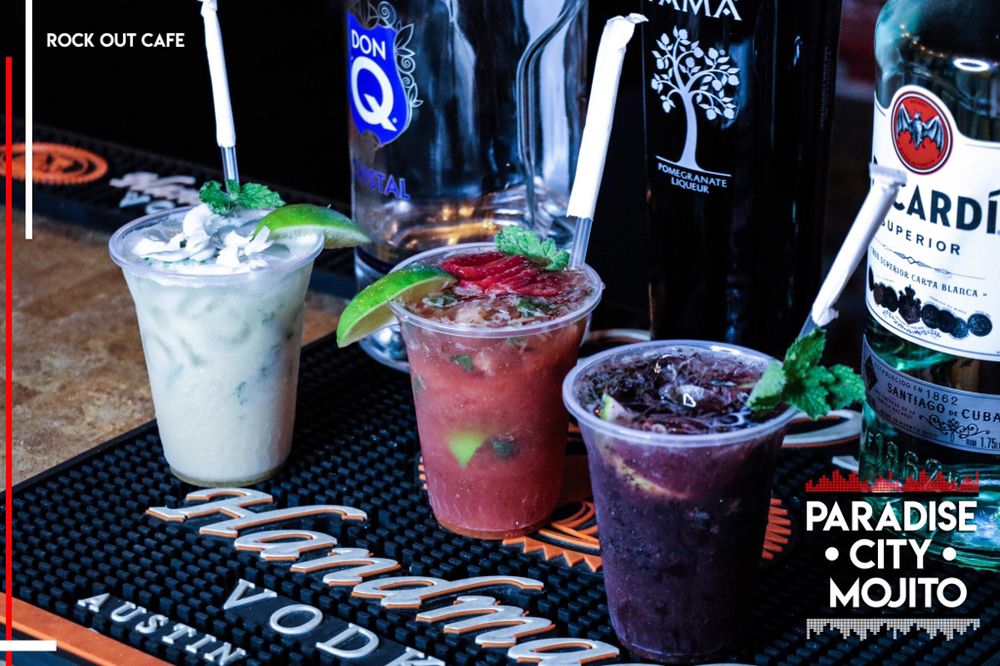 Puerto Nuevo Beach Rock Out Cafe Mixed Drinks