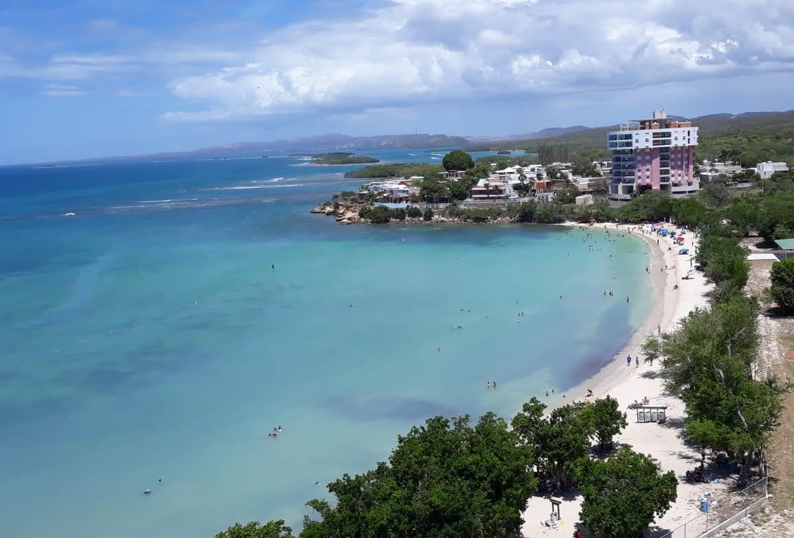 Santa Beach Guanica Puerto Rico Aerial View